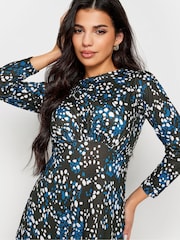 PixieGirl Petite Blue Empire Midi Dress - Image 4 of 4