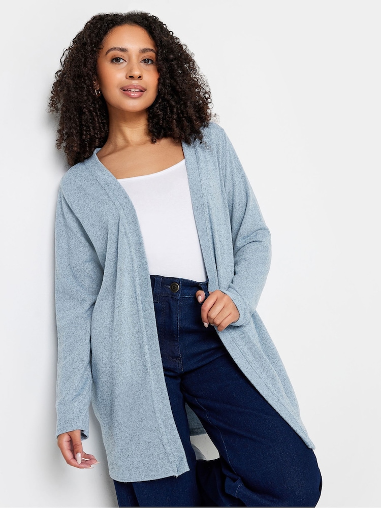 M&Co Blue Petite Lightweight Cardigan - Image 1 of 4
