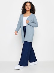 M&Co Blue Petite Lightweight Cardigan - Image 2 of 4
