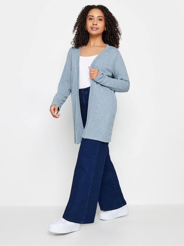 M&Co Blue Petite Lightweight Cardigan - Image 2 of 4