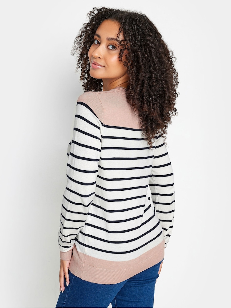 M&co Petite – Langärmliger Pullover mit Streifen - Bild 3 von 3 M&co Petite – Langärmliger Pullover mit Streifen - Bild 3 von 3