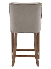 Gallery Home Cream Cory Linen Bar Stool Set of 2 - Image 2 of 5