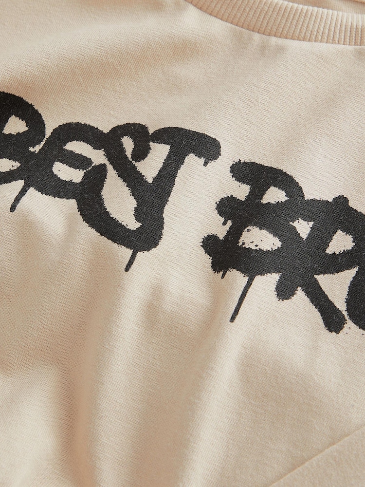 Stone Best Bro Long Sleeve Graphic T-Shirt (3-16yrs) - Image 3 of 3