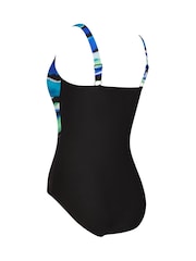 Zoggs Blue Adjustable Classicback Swimsuit With Fixed Foam Cups - Image 6 of 6