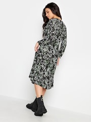 PixieGirl Petite Green Empire Midi Dress - Image 3 of 4