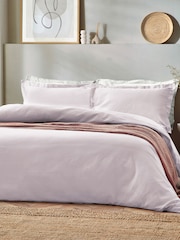 Yard Blush Pink Waffle Textured 100% Cotton Duvet Cover Set - Image 1 of 3