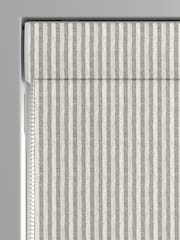 Emily Bond Smokey Grey Oscar Stripe Made to Measure Roman Blinds - Image 3 of 6