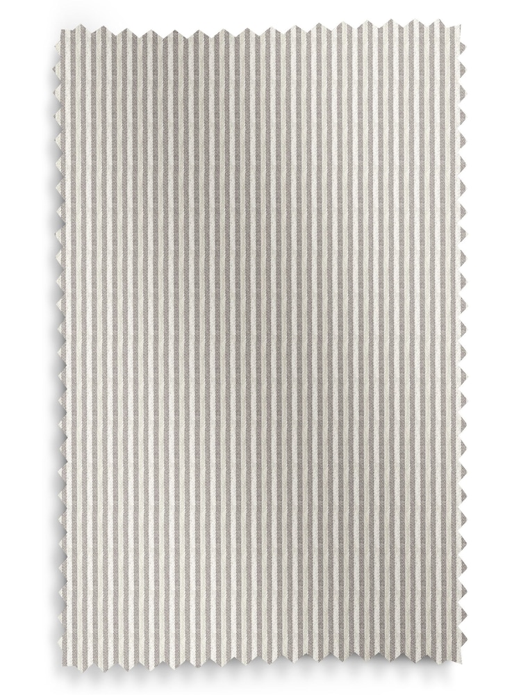 Emily Bond Smokey Grey Oscar Stripe Made to Measure Roman Blinds - Image 6 of 6