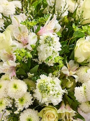White Flower Bouquet in Gift Bag - Image 2 of 4