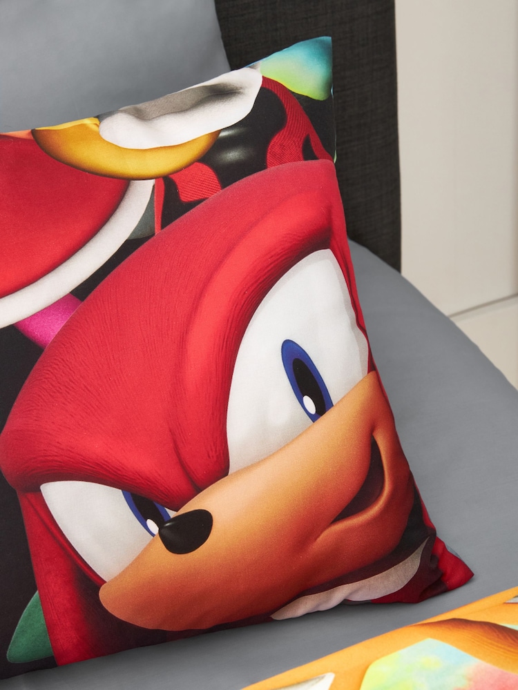 Multi Sonic the Hedgehog 100% Cotton Single Duvet Cover and Pillowcase Set - Image 8 of 11