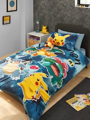 Постельный комплект из 100% хлопка в стиле граффити Pokemon - Изображение 1 из 10
