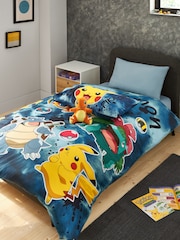 Постельный комплект из 100% хлопка в стиле граффити Pokemon - Изображение 2 из 10