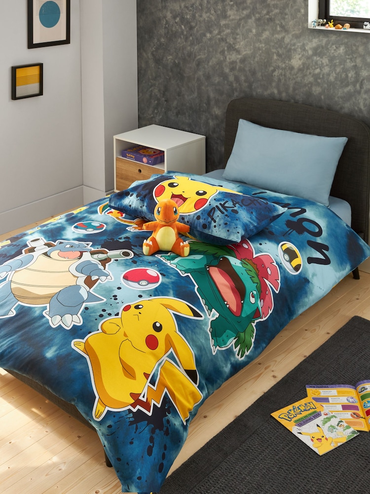 Постельный комплект из 100% хлопка в стиле граффити Pokemon - Изображение 2 из 10 Постельный комплект из 100% хлопка в стиле граффити Pokemon - Изображение 2 из 10