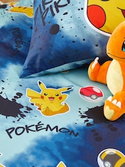 Постельный комплект из 100% хлопка в стиле граффити Pokemon - Изображение 8 из 10