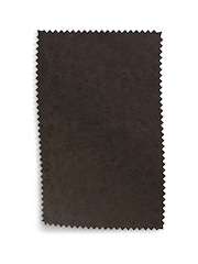 Peppercorn Monza Faux Leather Peppercorn Fabric Sample - Image 1 of 1