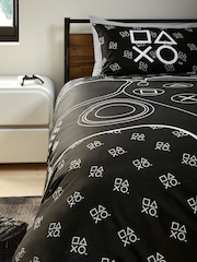Glow In The Dark Playstation Duvet Cover and Pillowcase Set - Image 2 of 13