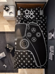 Glow In The Dark Playstation Duvet Cover and Pillowcase Set - Image 4 of 13
