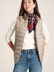 Joules Whitlow Pearl Showerproof Padded Gilet - Image 1 of 7