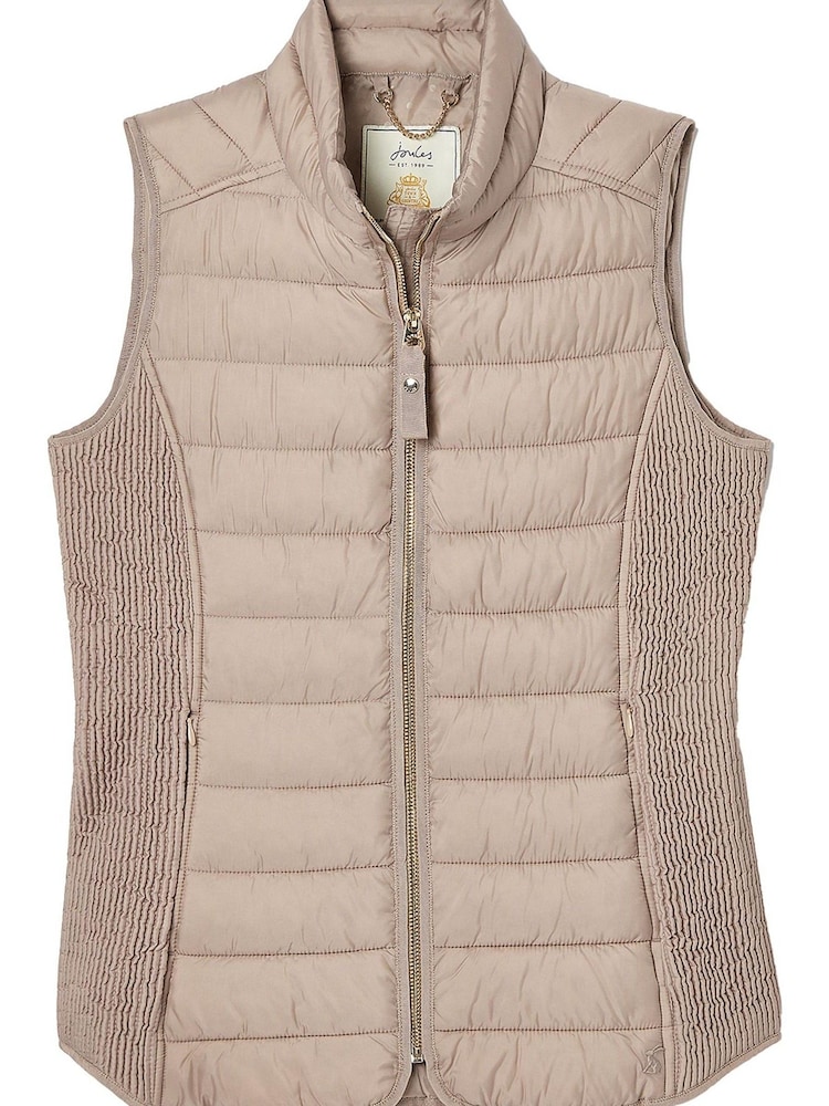 Joules Whitlow Pearl Showerproof Padded Gilet - Image 7 of 7