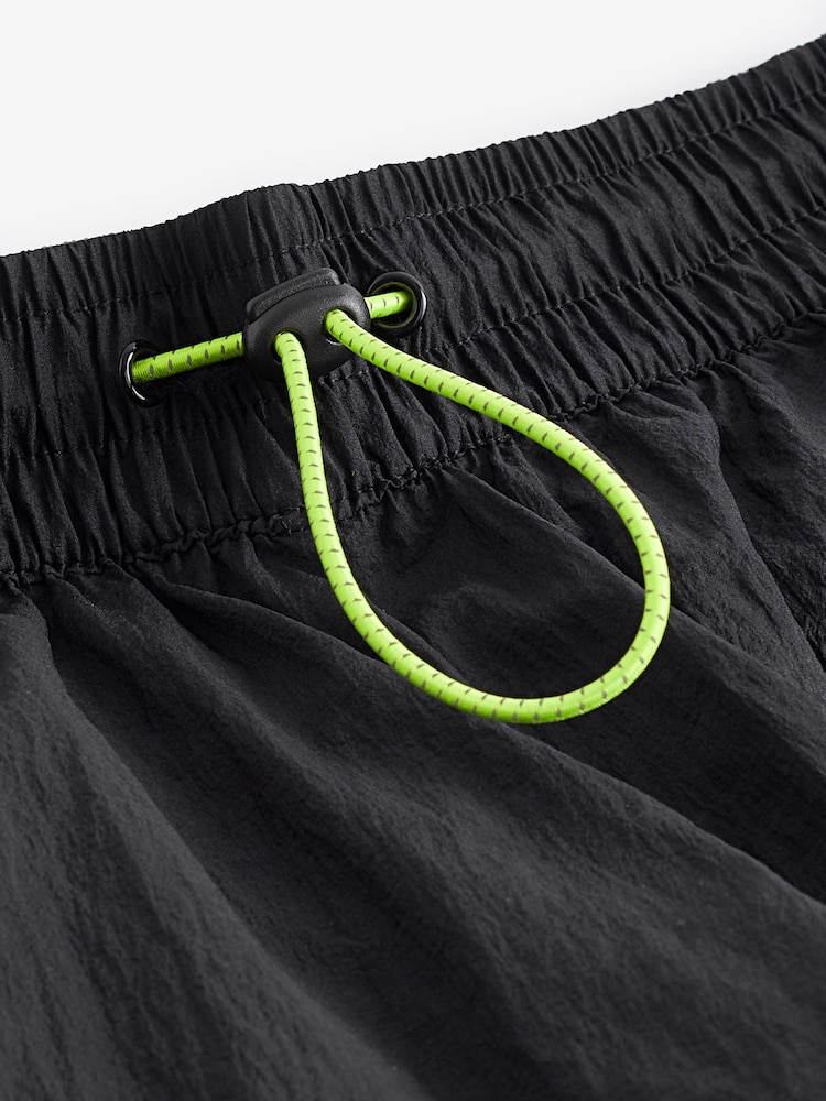 Black High Waisted Dry Tech 2-in-1 Sport Shorts - Image 7 of 7