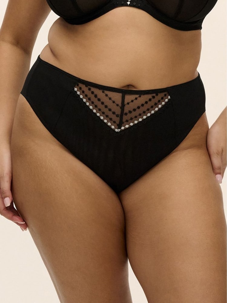 Elomi Black Brazilian Matilda Knickers - Image 2 of 5 Elomi Black Brazilian Matilda Knickers - Image 2 of 5