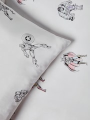 White Disney Marvel Avengers 100% Cotton Duvet Cover and Pillowcase Set - Image 7 of 7