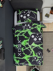glow in the dark Xbox prešito pregrinjalo in komplet prevleke za blazino - Slika 4 iz 7
