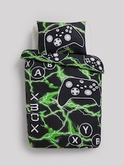 glow in the dark Xbox prešito pregrinjalo in komplet prevleke za blazino - Slika 6 iz 7