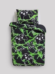 glow in the dark Xbox prešito pregrinjalo in komplet prevleke za blazino - Slika 7 iz 7