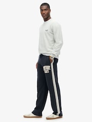 Superdry Eclipse Navy 100% Cotton Vintage Athletic Joggers - Image 2 of 6