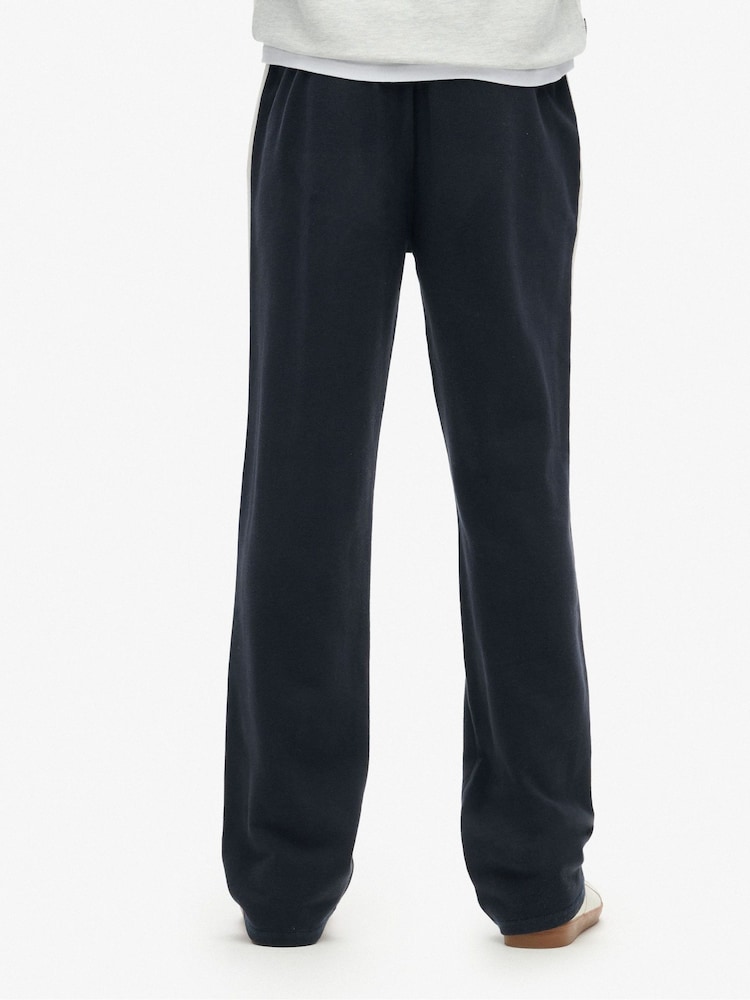 Superdry Eclipse Navy 100% Cotton Vintage Athletic Joggers - Image 4 of 6