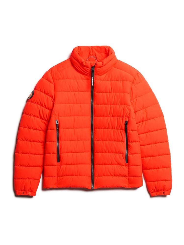 Superdry Flame Orange Fuji Emb Padded Jacket - Image 2 of 3