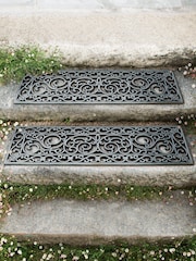 Silver Set Of 2 Non Slip Step Mats - Image 1 of 4