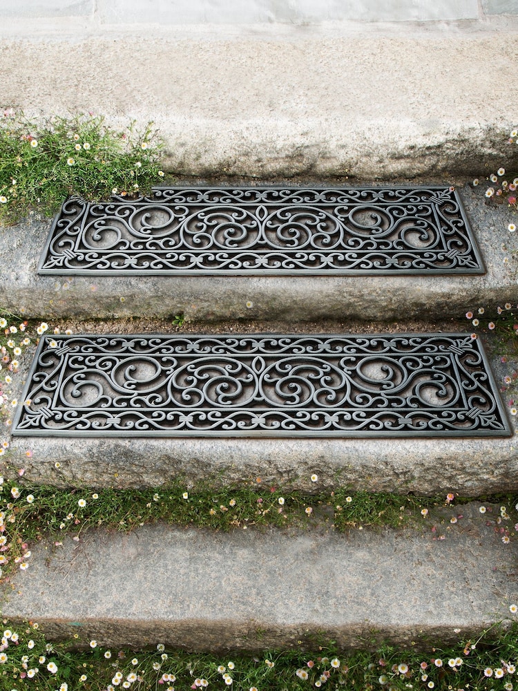Silver Set Of 2 Non Slip Step Mats - Image 1 of 4