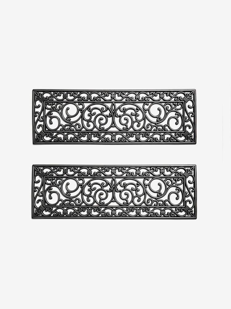 Silver Set Of 2 Non Slip Step Mats - Image 2 of 4