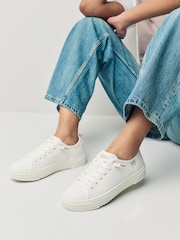 Skechers Cream Bobs Copa Trainers - Image 1 of 5