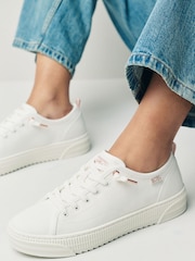 Skechers Cream Bobs Copa Trainers - Image 2 of 5