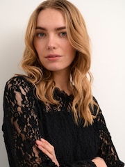 Cream Kit Long Sleeve Lace Blouse - Image 4 of 6