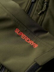 Superdry Army Khaki Hooded Soft Shell Trekker Jacket - Image 5 of 5
