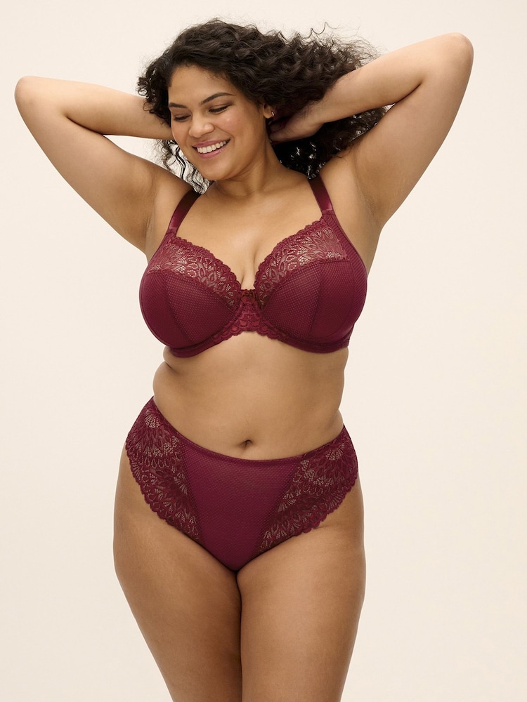 Elomi Red Thong Tiernie Knickers - Image 2 of 5 Elomi Red Thong Tiernie Knickers - Image 2 of 5
