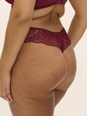Elomi Red Thong Tiernie Knickers - Image 4 of 5