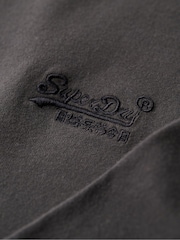 Superdry Washed Black 100% Cotton Essential Logo Long Sleeve Top - Image 5 of 5