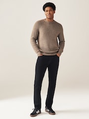 Black Solid Single Skinny Fit Classic Stretch Jeans - Image 2 of 10