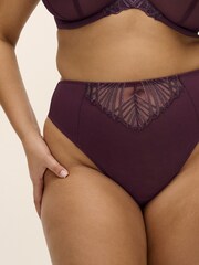 Elomi Purple Brazilian Reja Knickers - Image 5 of 6