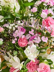 Pastel Posy Arrangement in Glass Jar - Image 2 of 5