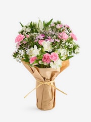 Pastel Posy Arrangement in Glass Jar - Image 3 of 5
