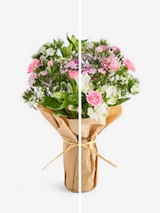 Pastel Posy Arrangement in Glass Jar - Image 4 of 5
