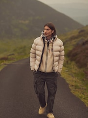 Superdry Chateau Gray Sports Puffer Jacket - Image 4 of 9