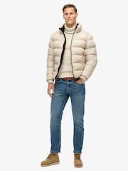 Superdry Chateau Gray Sports Puffer Jacket - Image 7 of 9