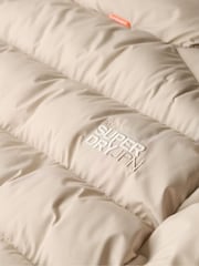 Superdry Chateau Gray Sports Puffer Jacket - Image 9 of 9